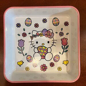 NEW Hello Kitty Easter Spring Butterfly 8.75" Square Baking Dish